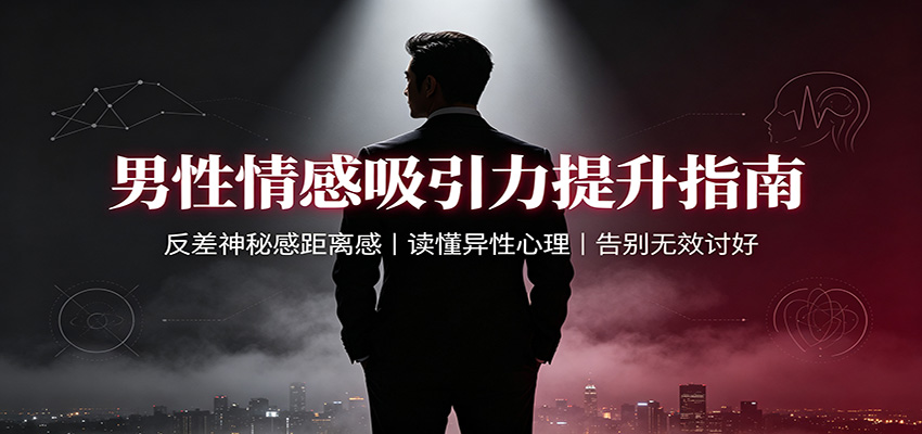 男性情感吸引力提升指南：反差神秘感距离感，读懂异性心理，告别无效讨好-MFXUI中国站