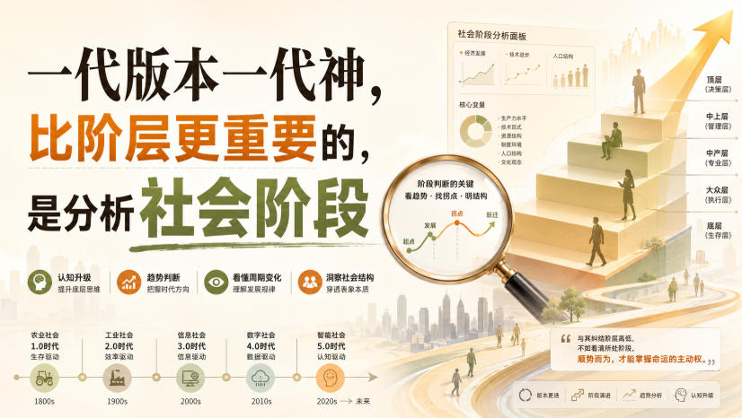 付费文章：一代版本一代神，比阶层更重要的，是分析社会阶段-MFXUI中国站