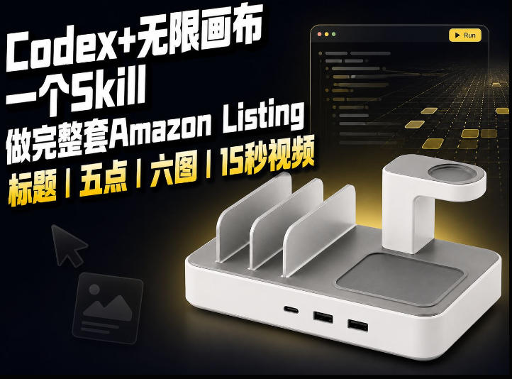 我用一个Codex Skill做完Amazon Listing：标题、五点、六图和视频全流程-MFXUI中国站