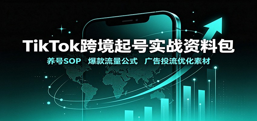 TikTok跨境起号实战资料包:养号SOP,爆款流量公式,广告投流优化素材-MFXUI中国站