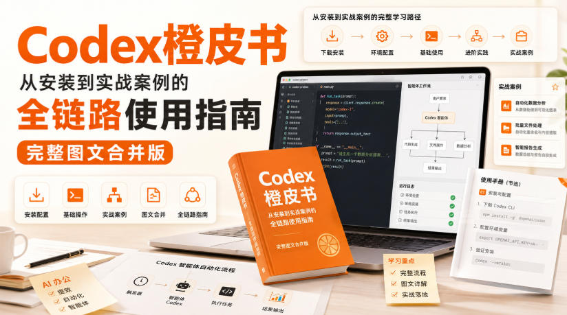 Codex橙皮书，从安装到实战案例的全链路使用指南，完整图文合并版-MFXUI中国站