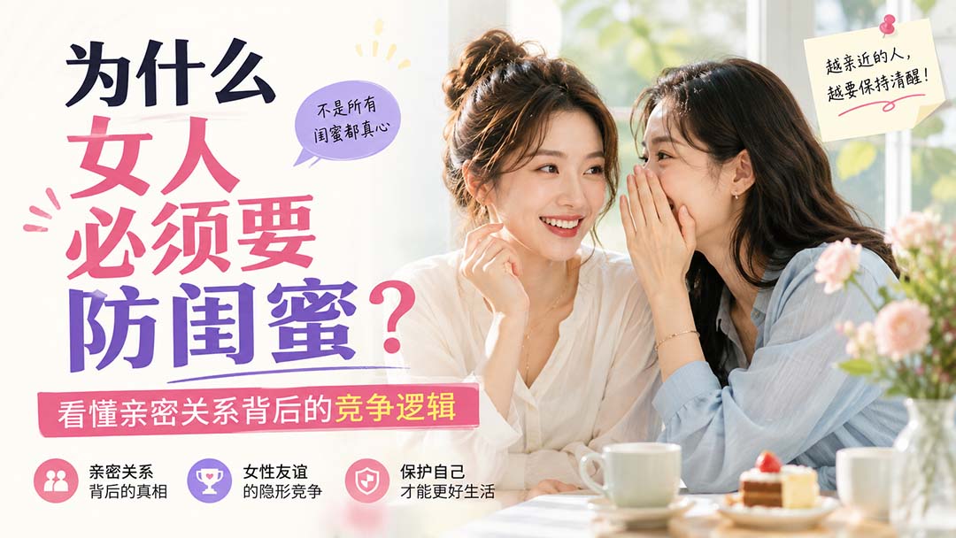 付费文章：为什么女人必须要防闺蜜？看懂亲密关系背后的竞争逻辑-MFXUI中国站