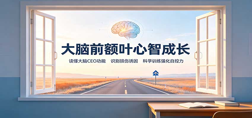 大脑前额叶心智成长：读懂大脑CEO功能，识别损伤诱因，科学训练强化自控力-MFXUI中国站