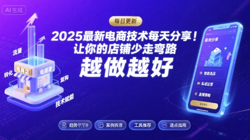 2025-2026最新电商技术每天分享，让你的店铺少走弯路，越做越好(更新26年08月)-MFXUI中国站