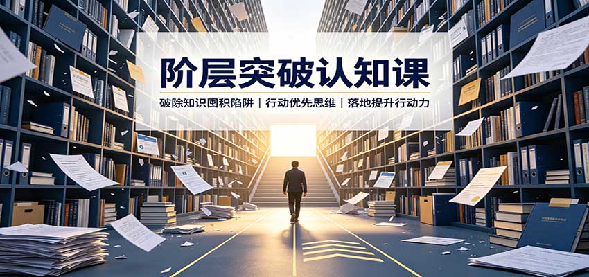阶层突破认知课：破除知识囤积陷阱，行动优先思维，落地提升行动力-MFXUI中国站
