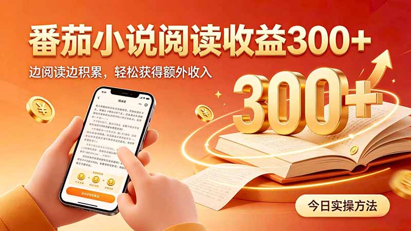 全自动番茄挂机玩法，日入300+边阅读边积累，轻松获得额外收入-MFXUI中国站