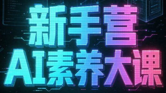 破局俱乐部·破局行动新手营AI素养大课-MFXUI中国站