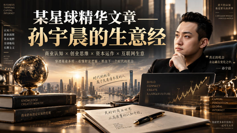 某星球精华文章——孙宇晨的生意经-MFXUI中国站