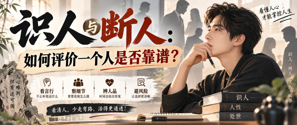 付费文章：识人与断人：如何评价一个人是否靠谱？-MFXUI中国站