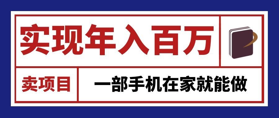 通过网创平台“卖项目”实现年入百万，一部手机在家就能做！-MFXUI中国站