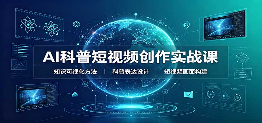 AI科普短视频创作实战课：配套要点文档，文案与视频提示词模板教学-MFXUI中国站