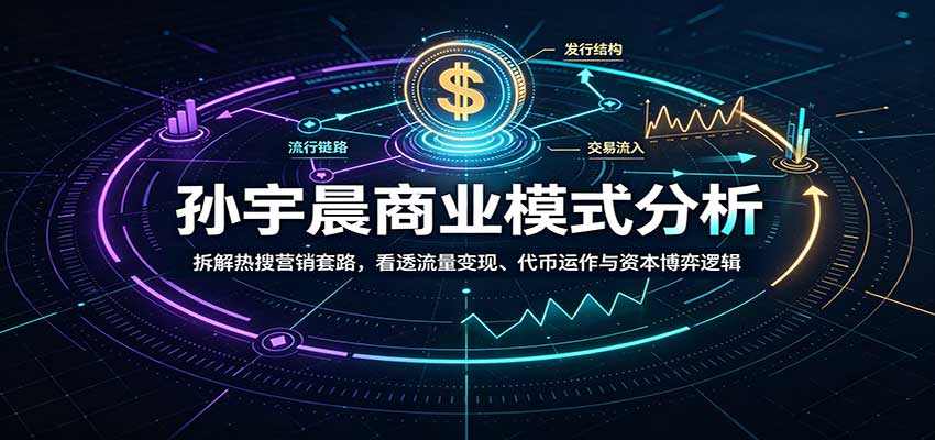 孙宇晨商业模式分析：拆解热搜营销套路，看透流量变现、代币运作与资本博弈逻辑-MFXUI中国站