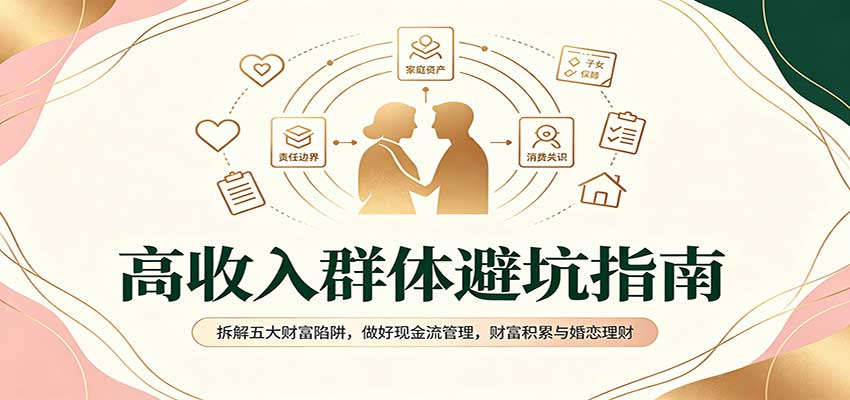 高收入群体避坑指南：拆解五大财富陷阱，做好现金流管理，财富积累与婚恋理财-MFXUI中国站
