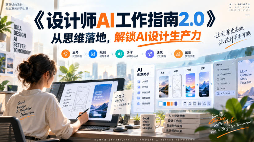 《设计师AI工作指南2.0》从思维落地-无水印，解锁AI设计生产力-MFXUI中国站