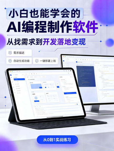 手把手教会你ai编程制作软件到变现全路径，零基础小白轻松上手，从找需求到开发落地变现【揭秘】-MFXUI中国站