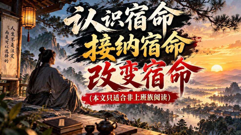 某公众号付费文章：认识宿命，接纳宿命，改变宿命(本文只适合非上班族阅读)-MFXUI中国站