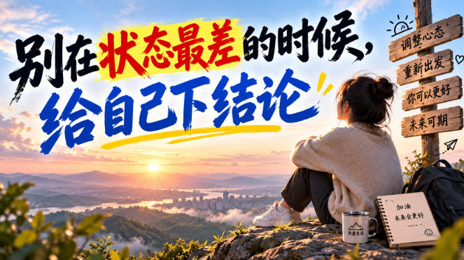 某公众号付费文章：别在状态最差的时候，给自己下结论-MFXUI中国站