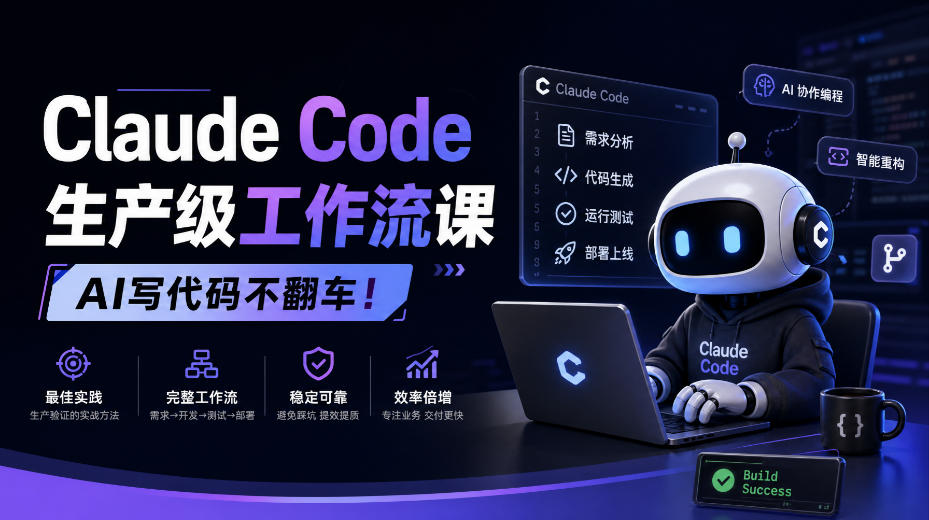 Claude Code生产级工作流课，AI写代码不翻车！【原创双语字幕】-MFXUI中国站