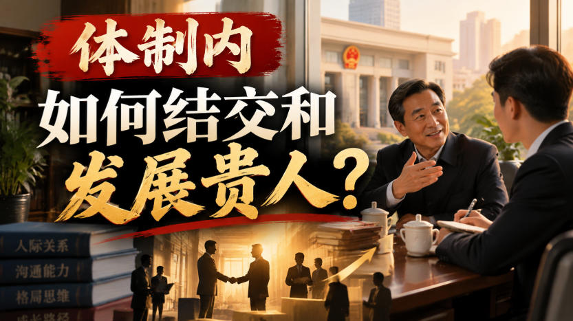 某公众号付费文章：体制内，如何结交和发展贵人?-MFXUI中国站