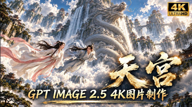 GPT Image 2.5实测！4K到底多清楚？皮肤、手指、修图与天宫场景全面测试-MFXUI中国站