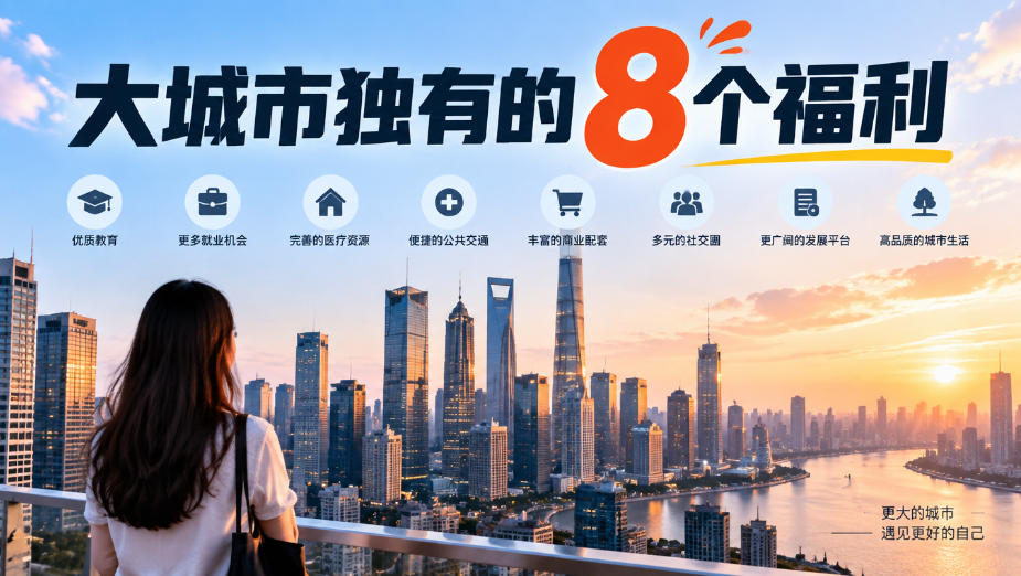 某公众号付费文章：大城市独有的8个福利-MFXUI中国站