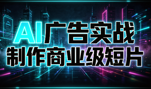AI广告实战制作商业级短片-MFXUI中国站