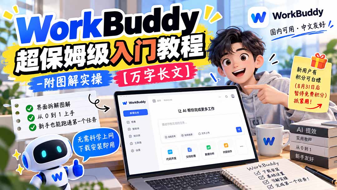 WorkBuddy 超保姆级入门教程-附图解实操 【万字长文】-MFXUI中国站