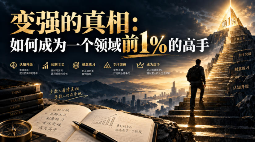 付费文章：变强的真相：如何成为一个领域前1%的高手-MFXUI中国站