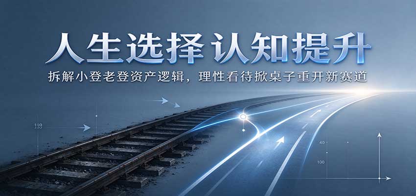 人生选择认知提升：拆解小登老登资产逻辑，理性看待掀桌子重开新赛道-MFXUI中国站