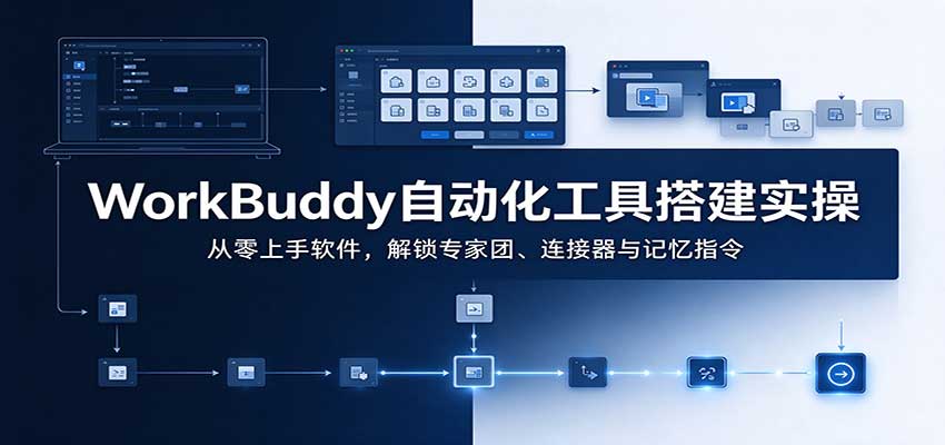 WorkBuddy自动化工具搭建实操：从零上手软件，解锁专家团、连接器与记忆指令-MFXUI中国站