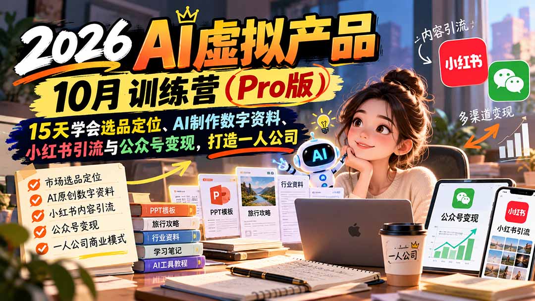 AI虚拟产品10月训练营(Pro版-MFXUI中国站