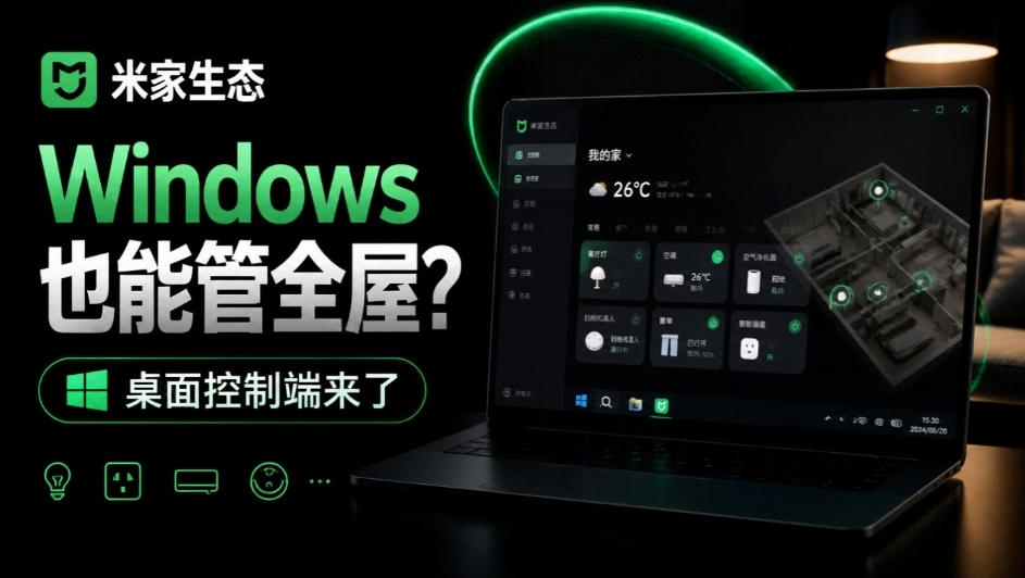Windows电脑也能管全屋？这下真省心，米家生态桌面控制端来了，Github最新开源，MiHome-Windows-MFXUI中国站