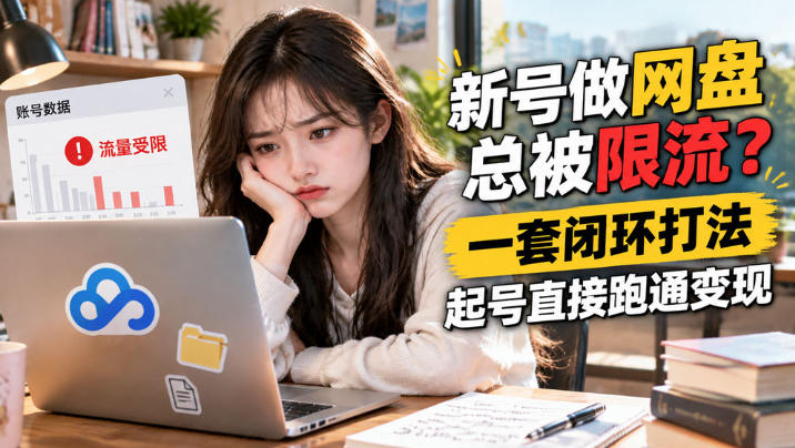 网盘拉新SOP：小白新号过限流-MFXUI中国站