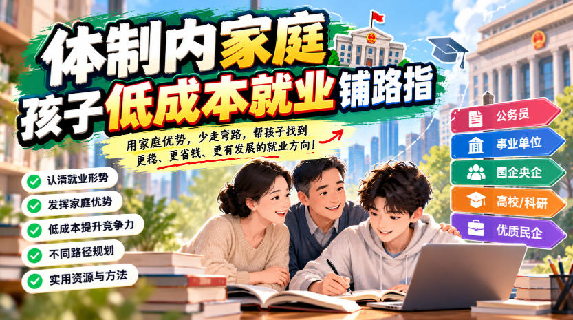 某公众号付费文章：体制内家庭，孩子低成本就业铺路指-MFXUI中国站